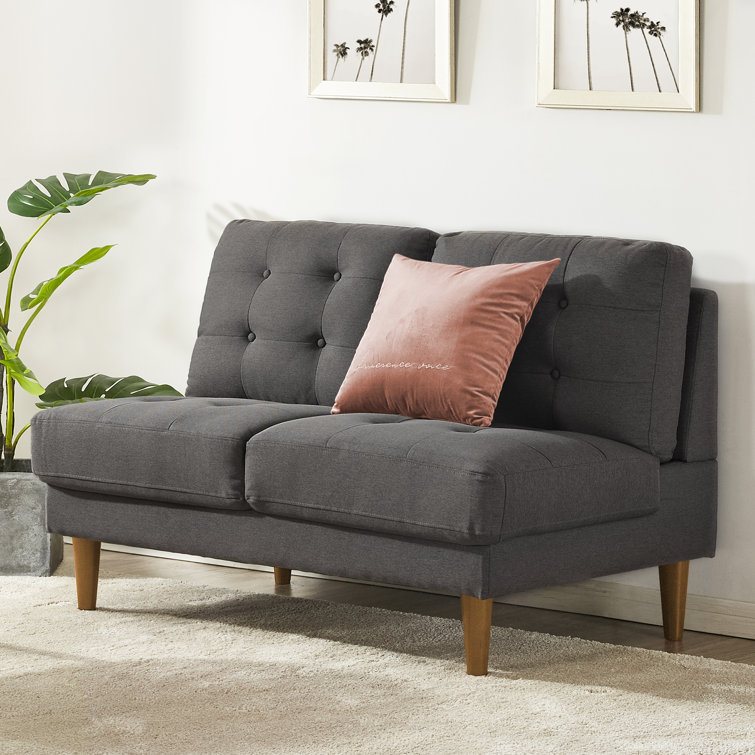 Mellow 48.8" Armless Loveseat & Reviews Wayfair